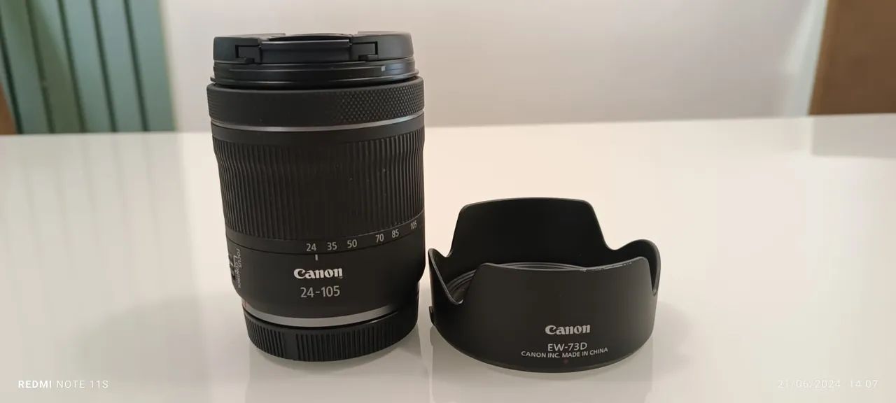 Lente Cânon RF- 24-105mm. F/4-7.1Is Stm