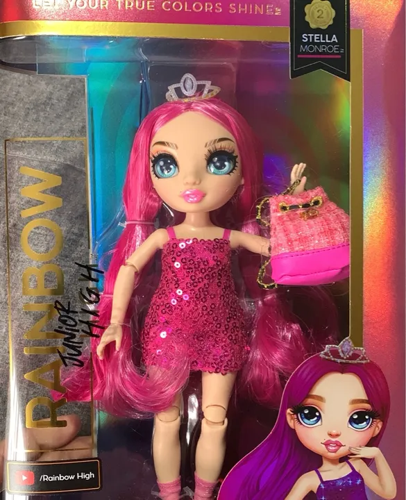 Boneca Rainbow high stella monroe (pink)