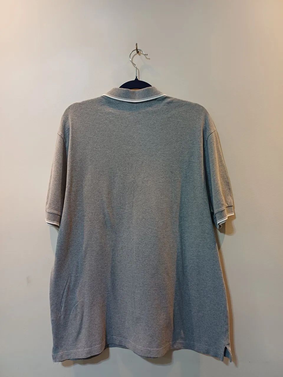 Camisa Polo Highstil cinza semi-nova,  tam.G - Foto 3