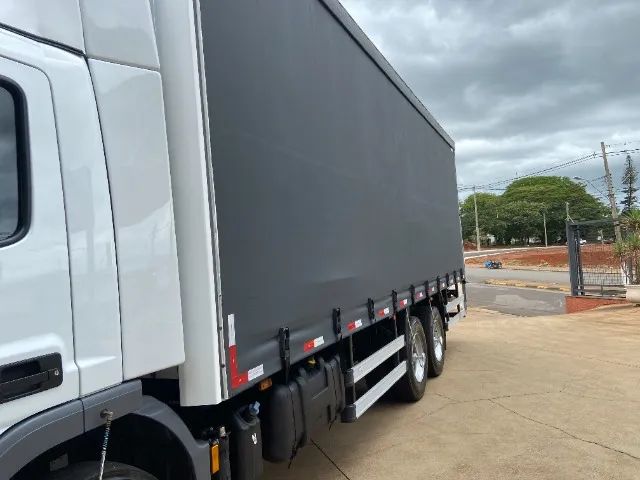 MERCEDES BENZ ATEGO 2430 ANO 2019 200.000KM ORIGINAL BAU SIDER COMPLETO  - Foto 5