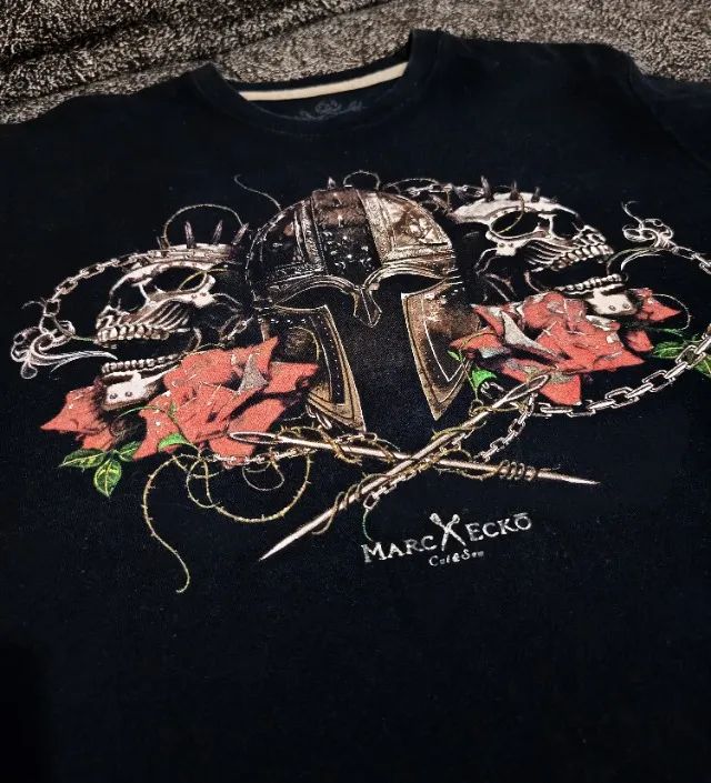 Camiseta Marc Ecko Cut and Sew - Warrior - Tam. M - Foto 3
