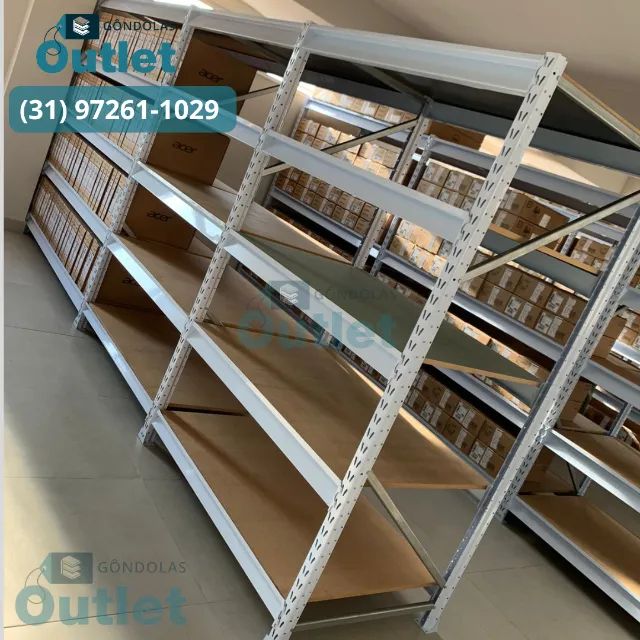Mine porta pallet - Prateleira para estoque de comercio e lojas - Foto 3
