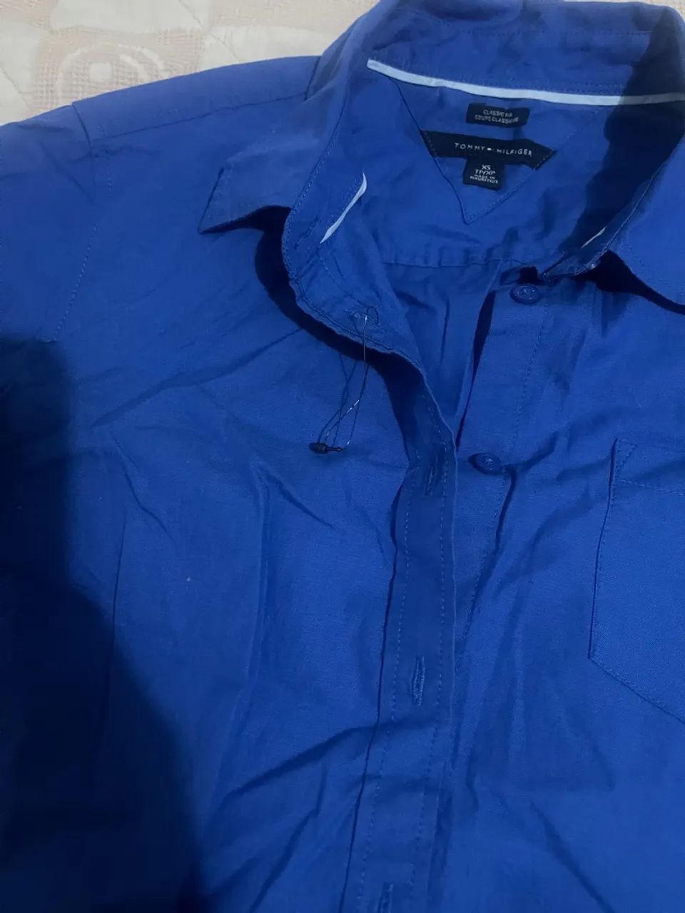 Camisa Tommy Hilfiger Azul - Foto 5