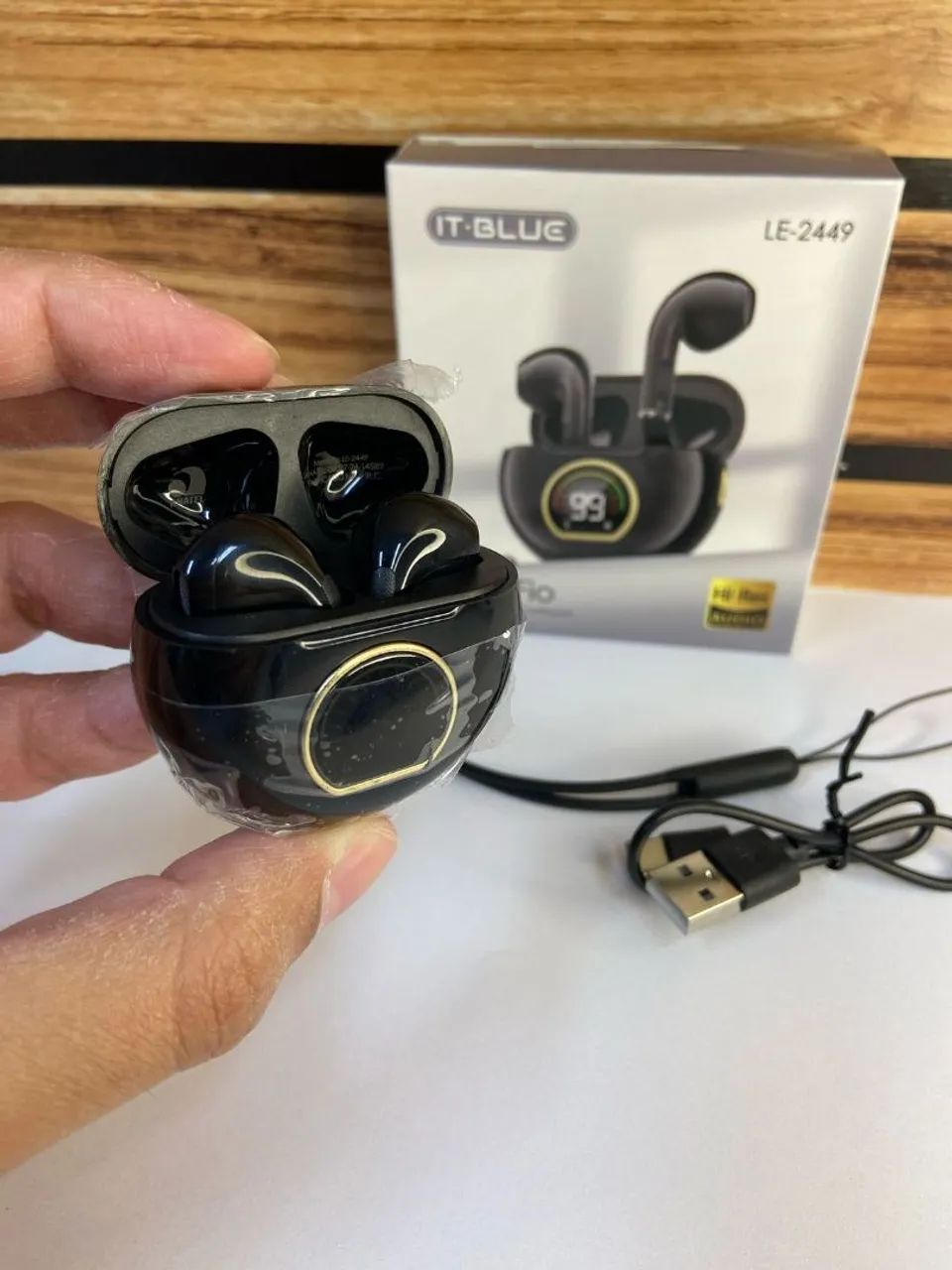 Fone de Ouvido bluetooth Recarregável  - Foto 2