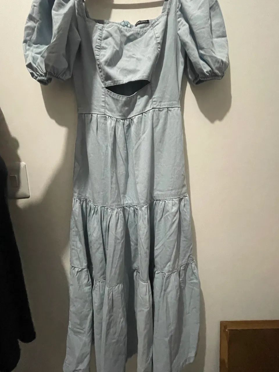 Dois Vestidos Midi Jeans - Novos - Foto 3