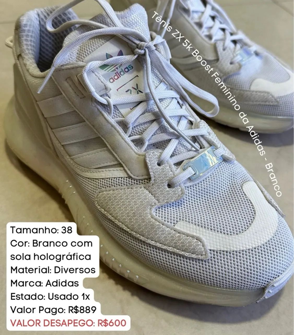 Adidas Zx600 Zx 600 Beige Size? X Adidas ZX 600 