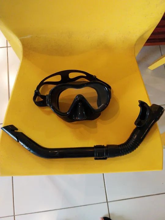 Máscara de Mergulho Fun Dive + tubo de respiração  - Foto 2