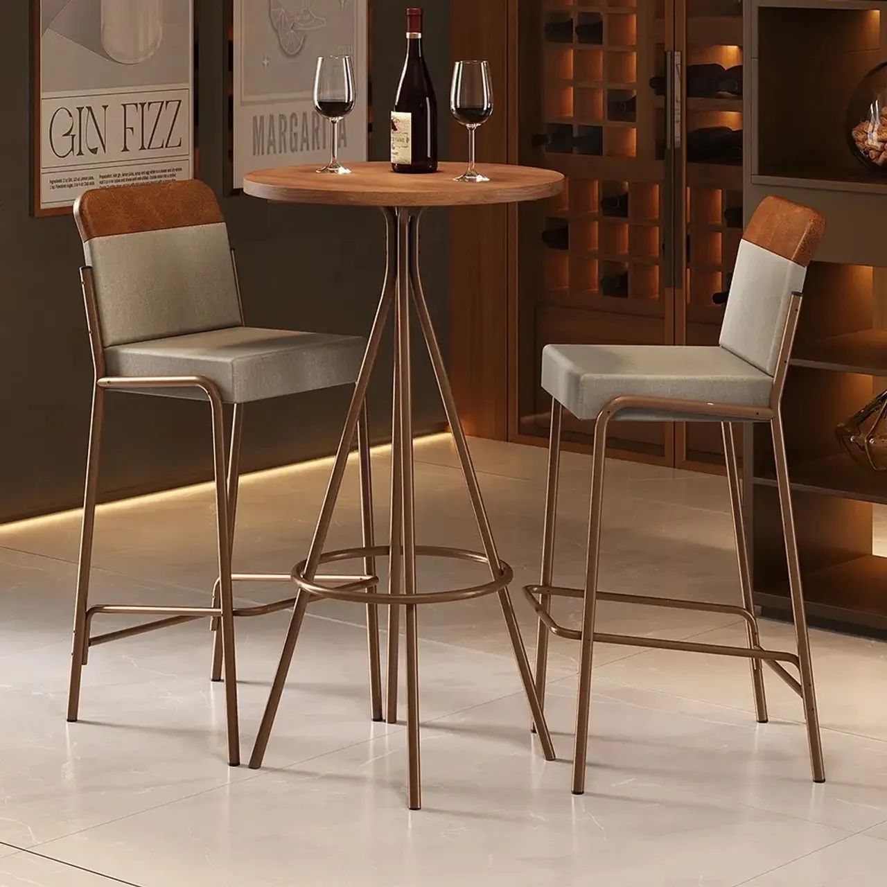 Conjunto de mesa bistrô com duas cadeiras-FRETE GRATIS - ENTREGA HOJEEE !! 