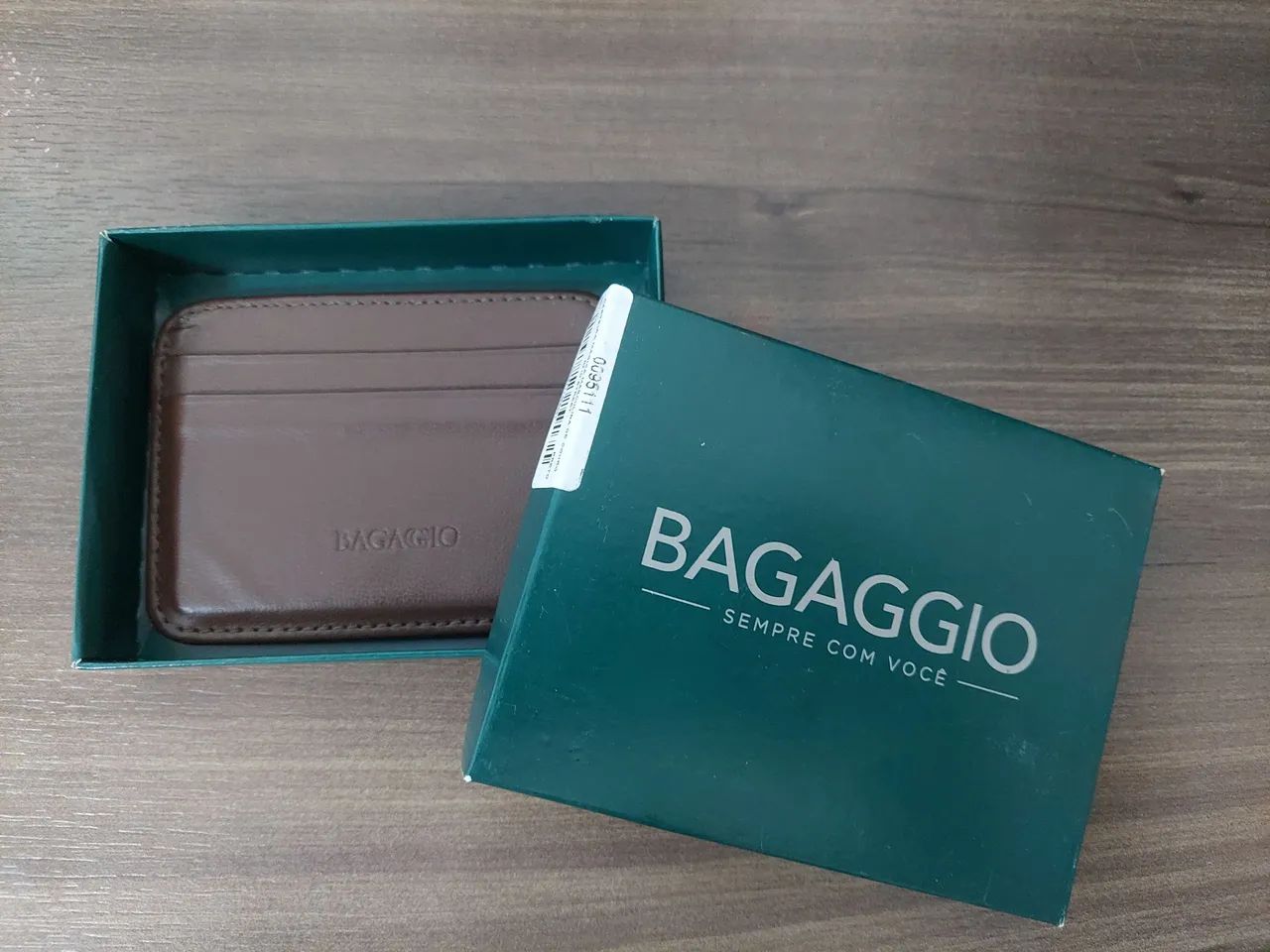 Porta Cartão Masculino de Couro Bagaggio com RFID - Foto 4