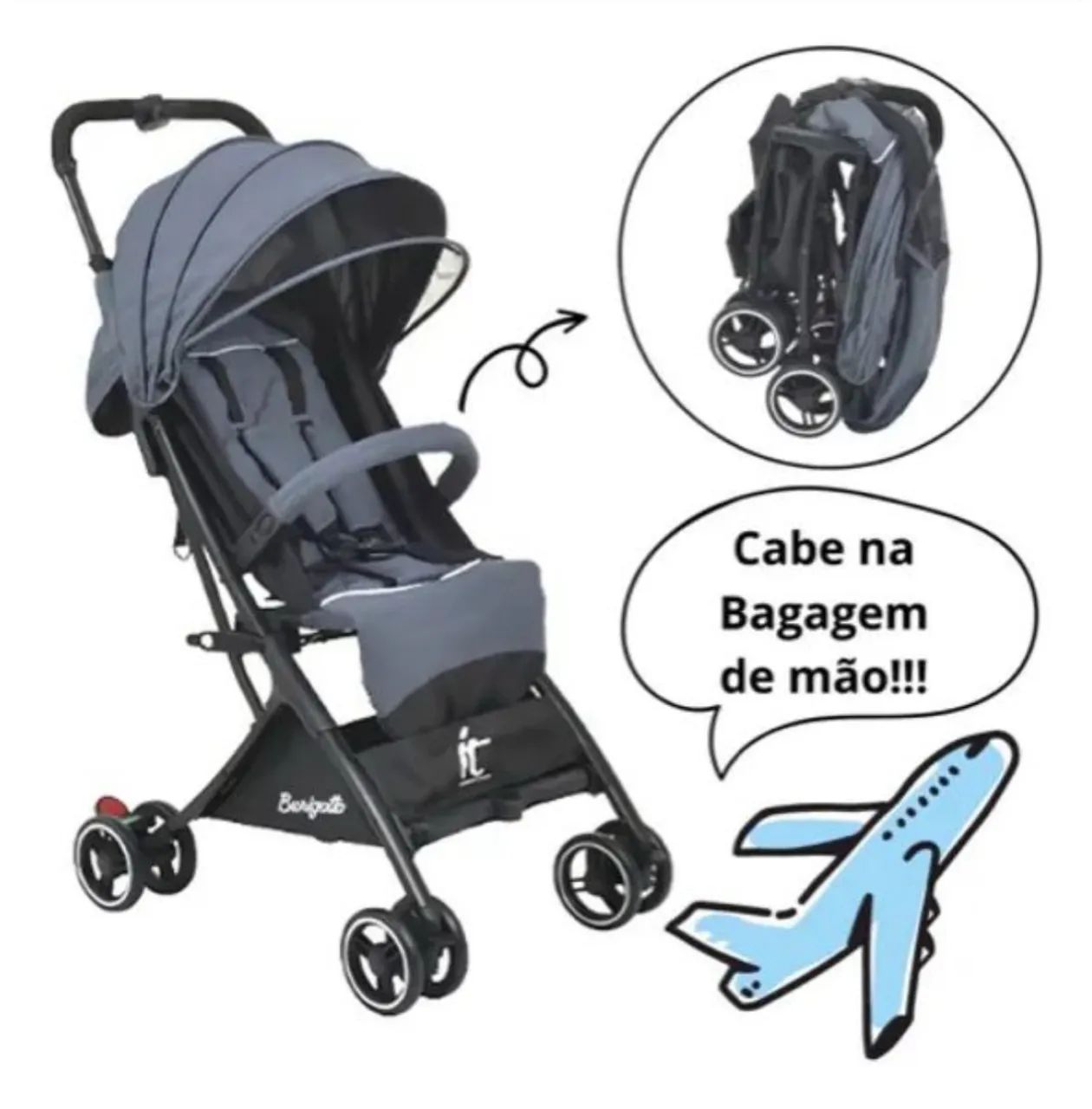 Carrinho de bebê Burigoto it - Foto 5
