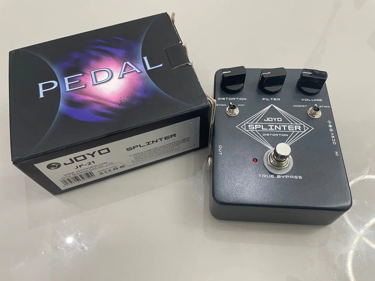 Pedal Joyo Splinter Distortion (Clone do RAT2)