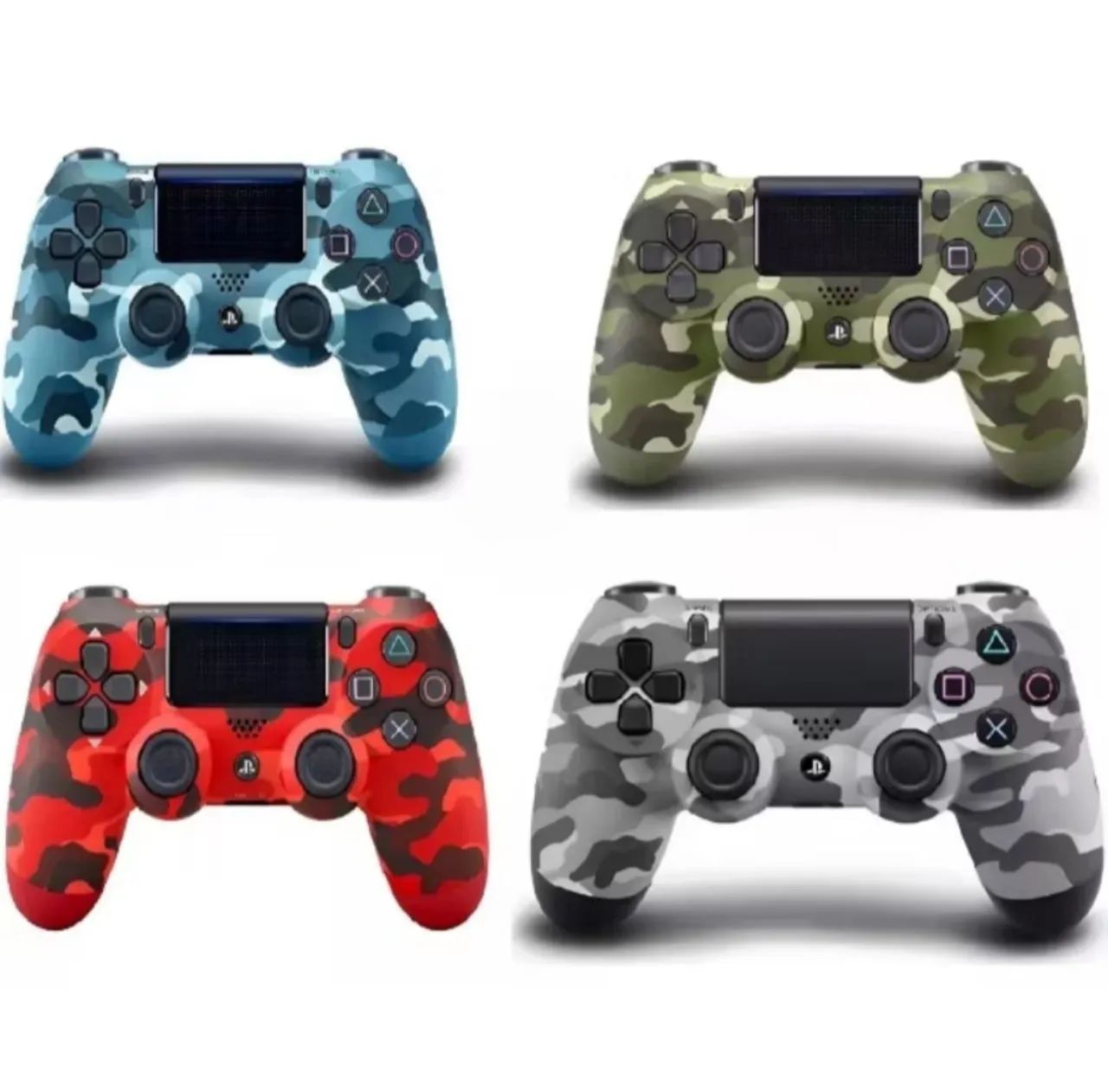 Controle Playstation 4 Camuflados - Várias Cores