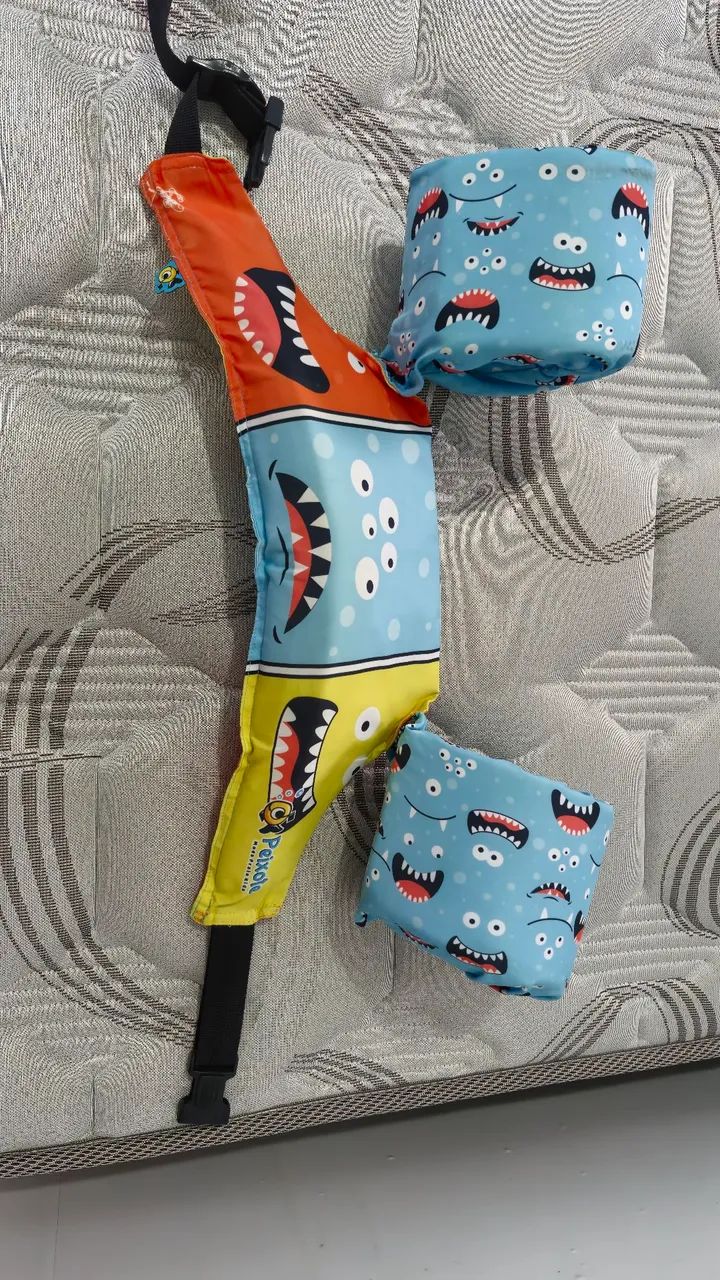 Boia de braço infantil - Monstros divertidos, marca peixote - Foto 2