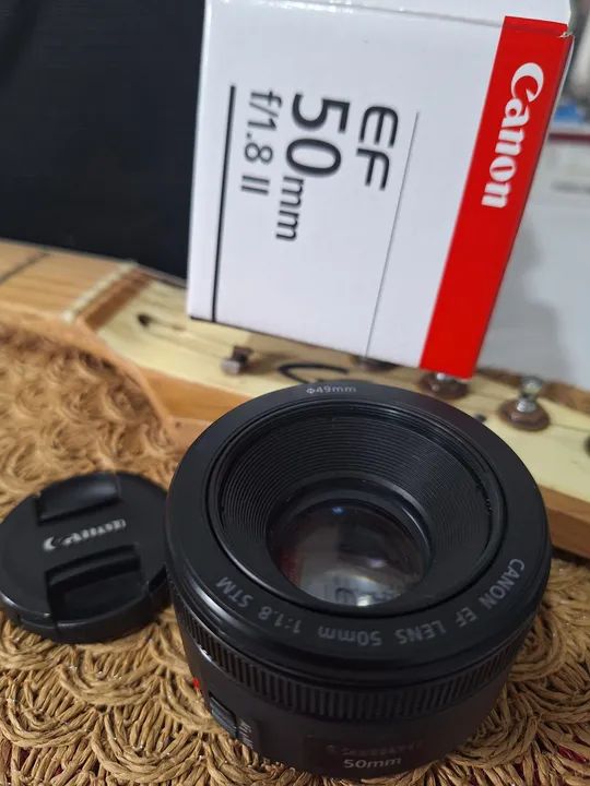 Lente Canon EF 50mm f/1.8 II - Novo - Foto 2