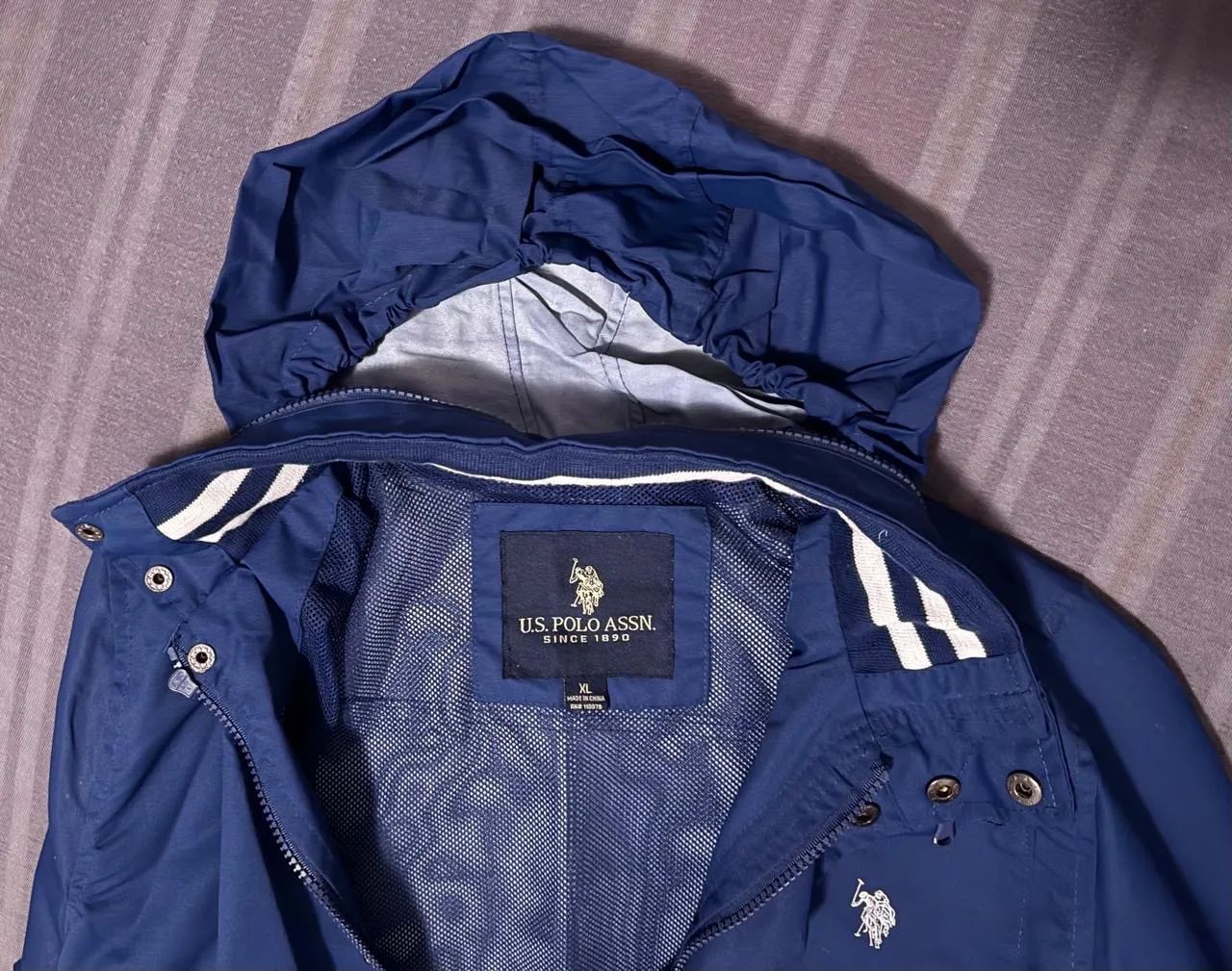 Jaqueta Polo Azul Infantil XL - Foto 4