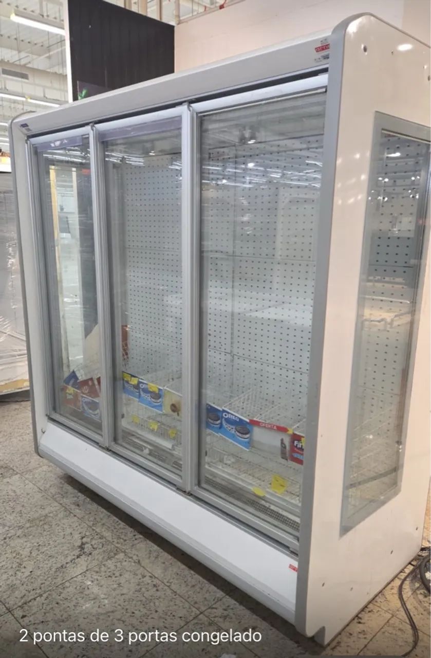 Expositor Refrigerado e congelados ( balcão de laticínios, bebidas , carnes e outros )  - Foto 5