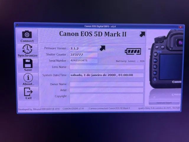 Canon 5d Mark II (Com defeito) - 01 - Foto 5
