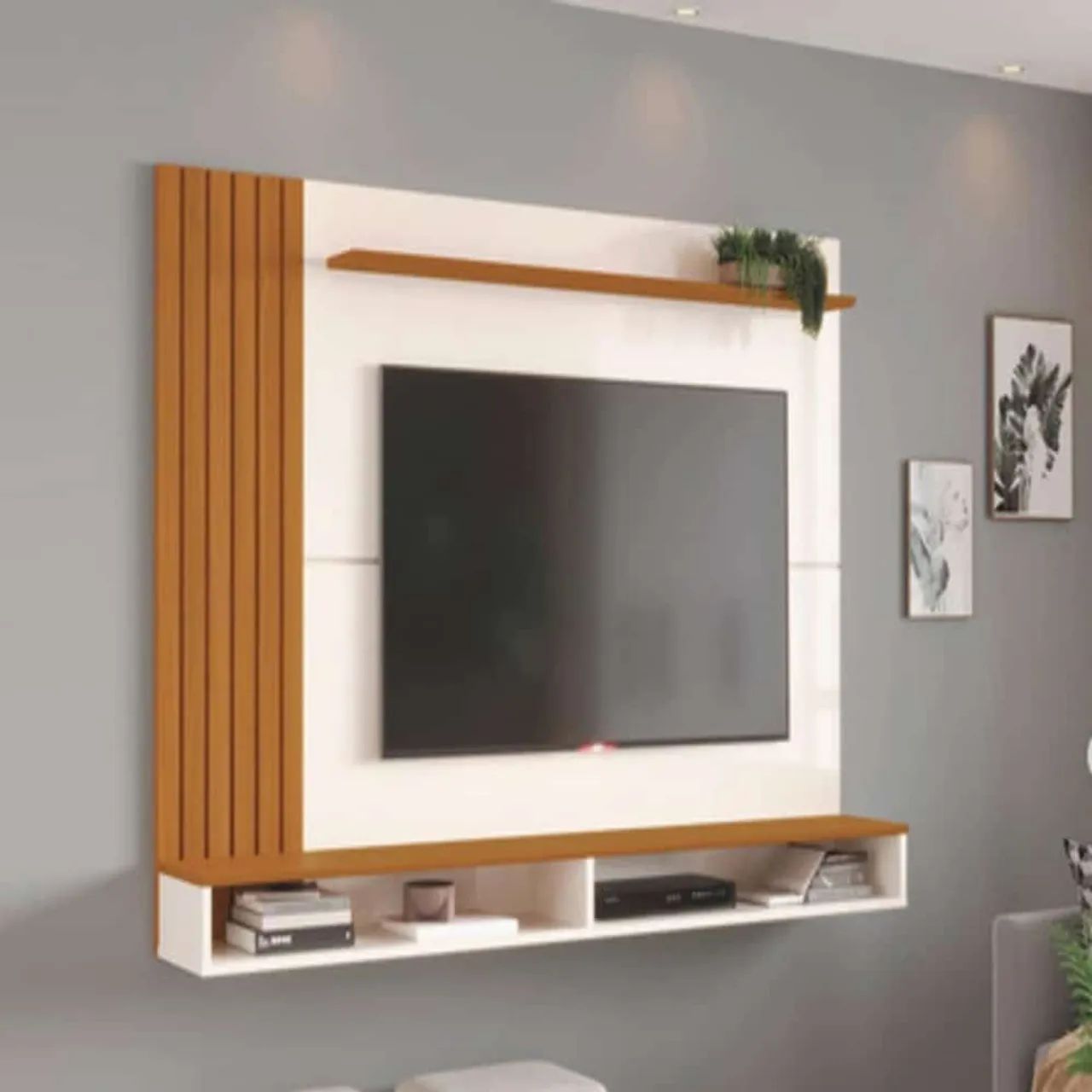 PAINEL KAMAT 1.60 - PARA TV ATÉ 60 POLEGADAS C/ 1 PRATELEIRA E 2 stok