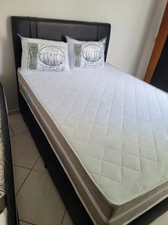 Bau de casal com colchão $$ 1900 novo - Foto 5