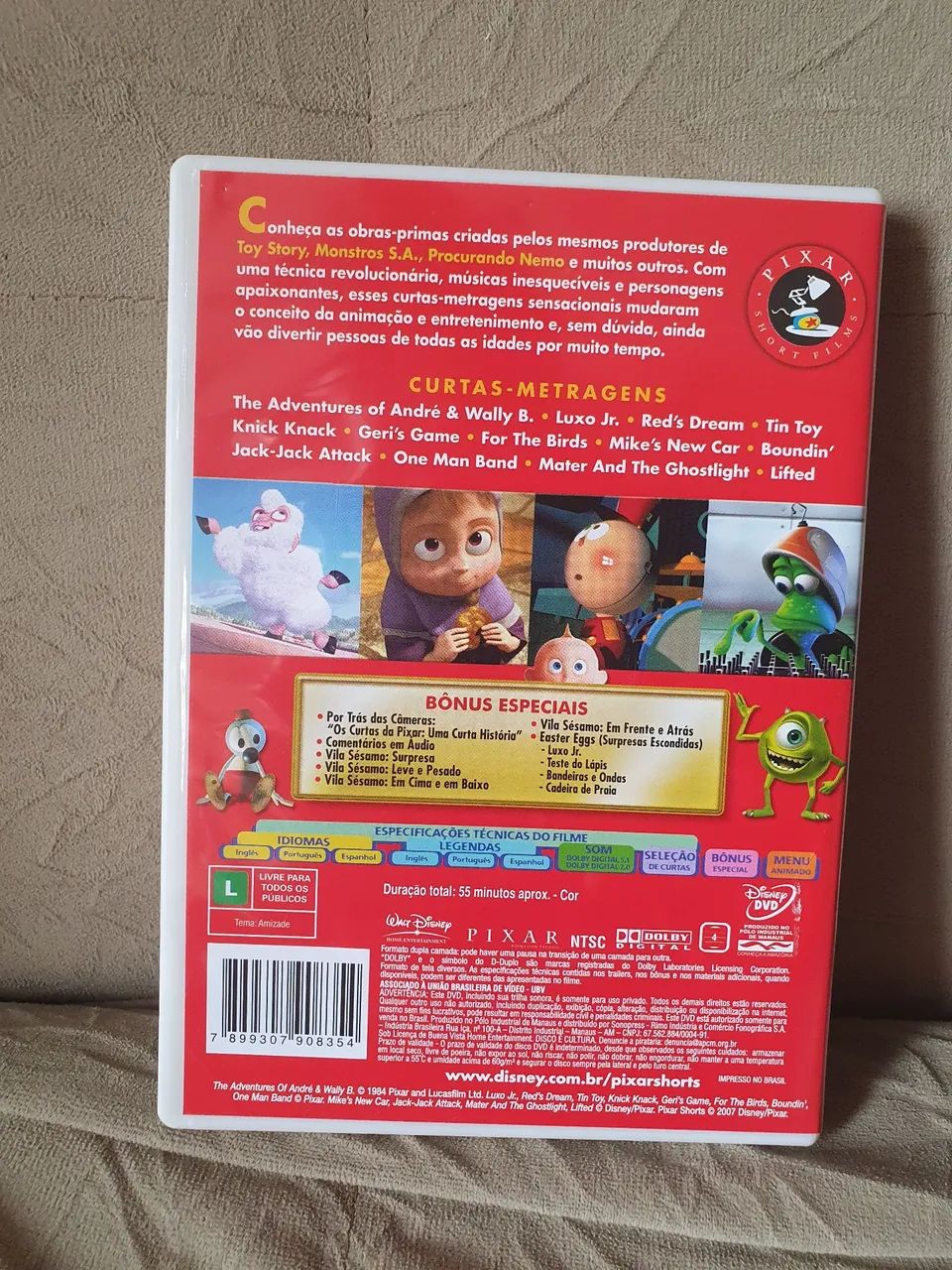 Dvd pixar volume 1 - Foto 2