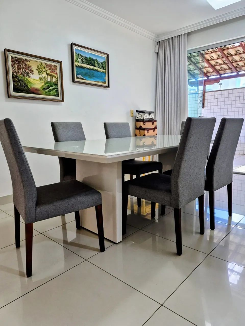 Mesa de Jantar com 6 cadeiras ALTO PADRÃO  - Foto 2