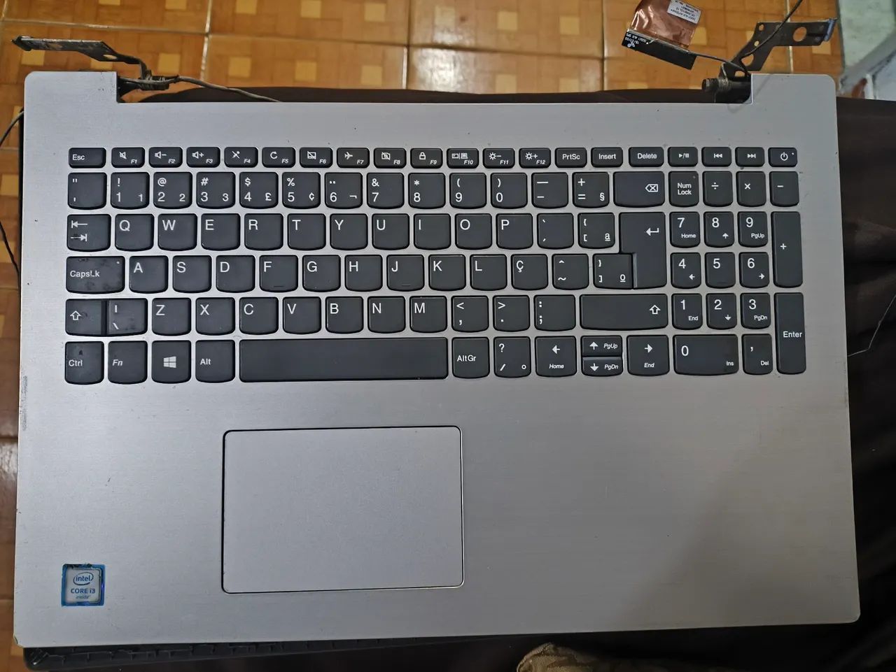 Teclado e placa do Lenovo IdeaPad 330