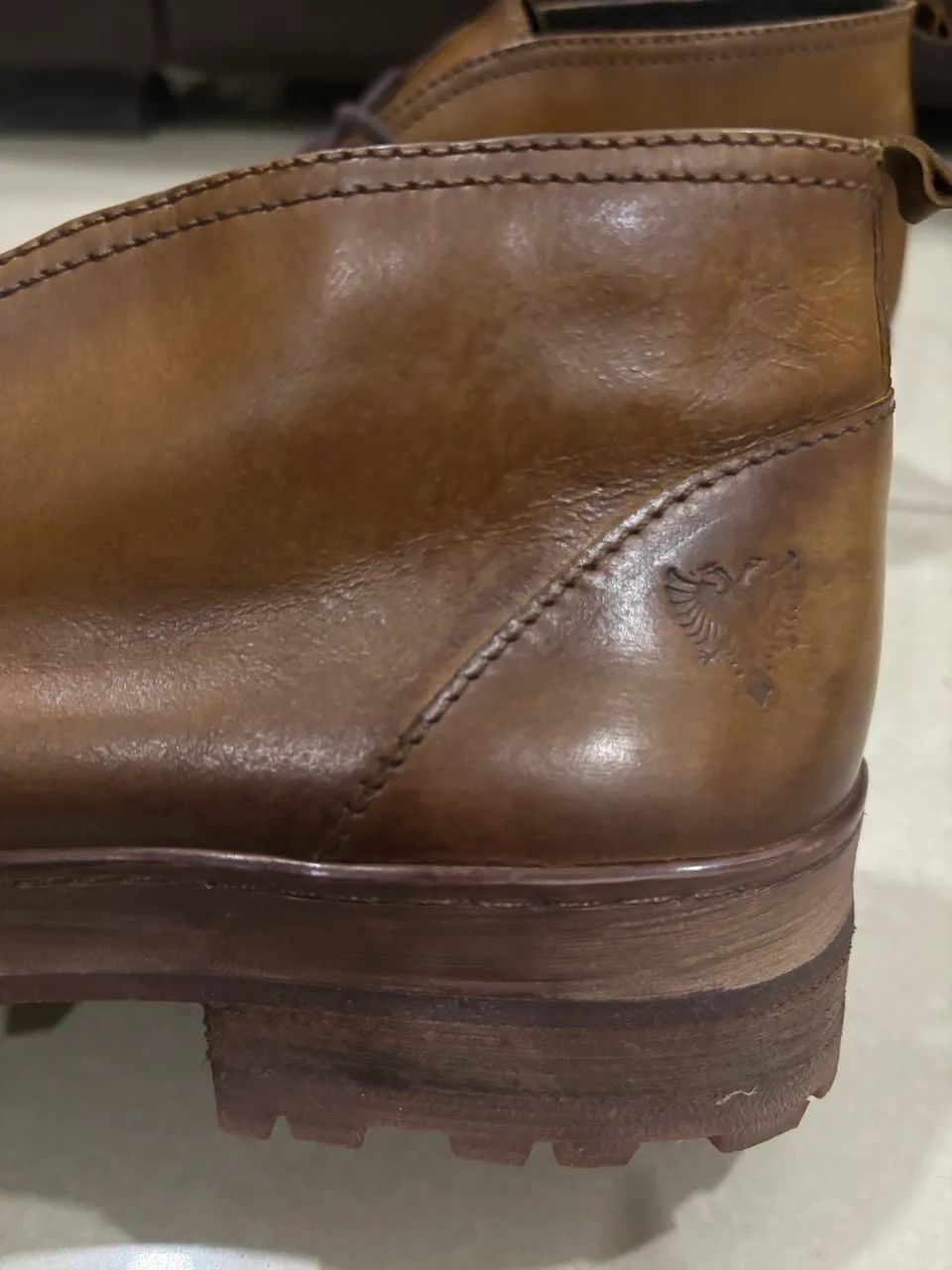 Bota Cavalera couro legítimo tamanho 40 - Foto 2