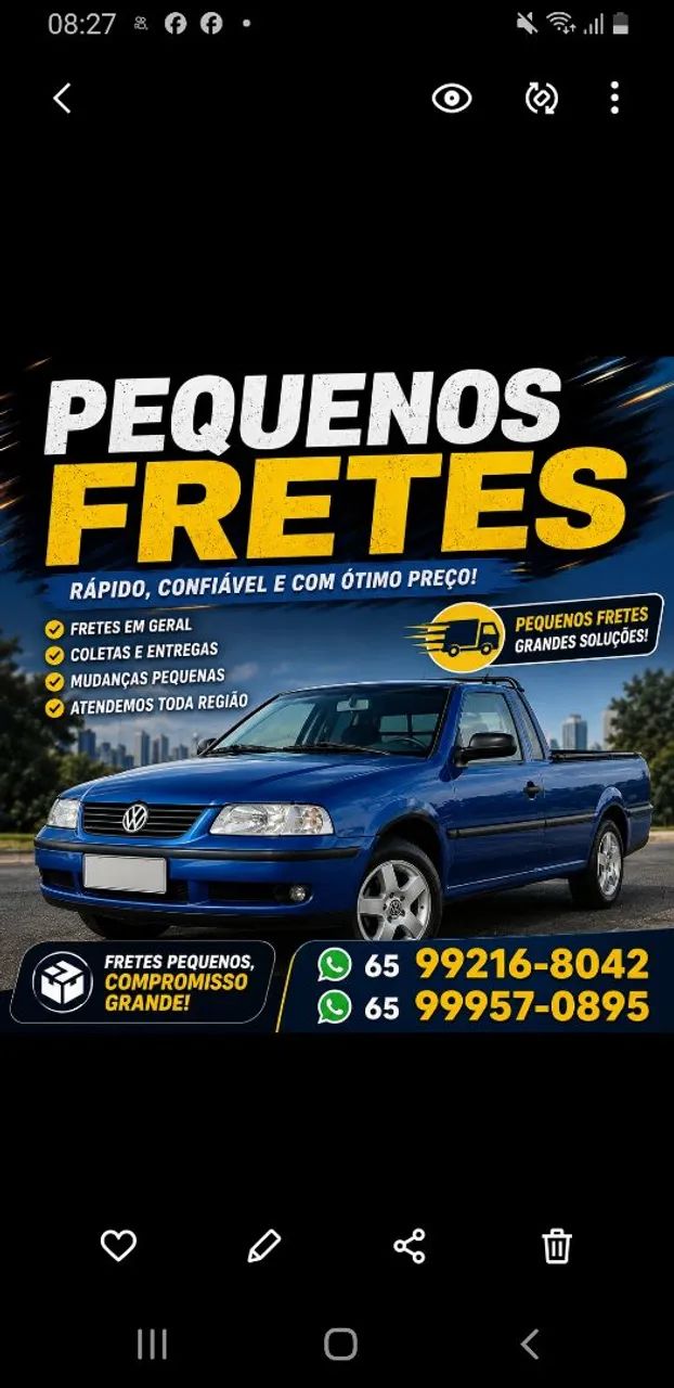 Pequenos fretes 