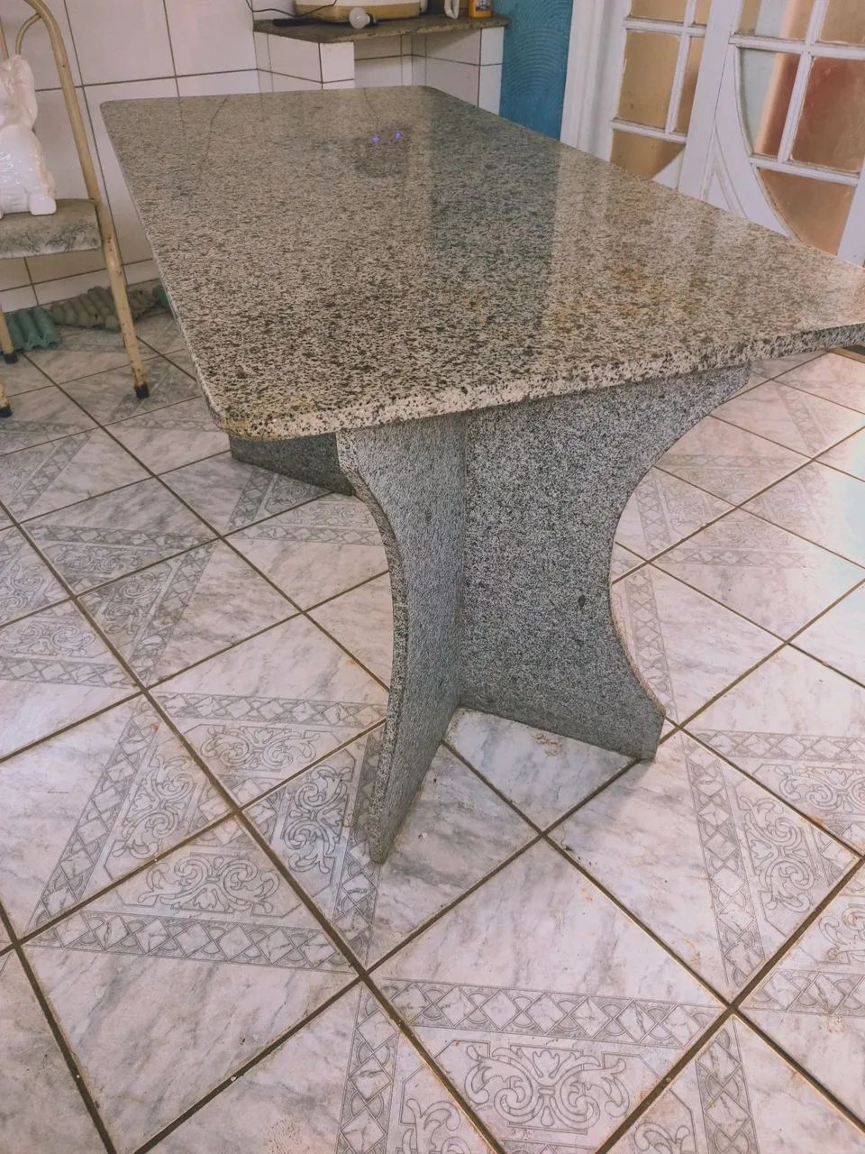 Mesa de granito com pés de granito  - Foto 3