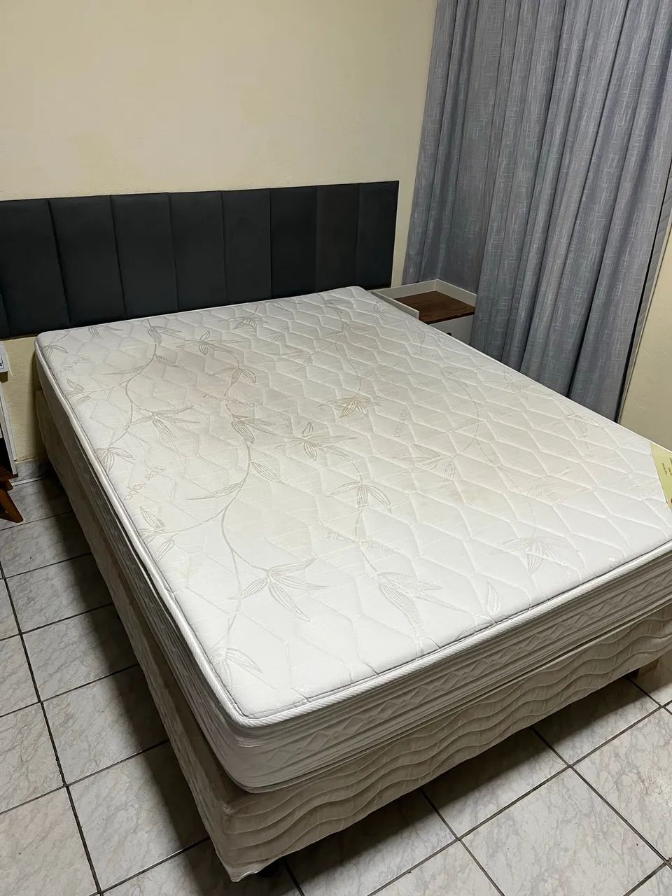 Cama box casal com colchão  - Foto 4