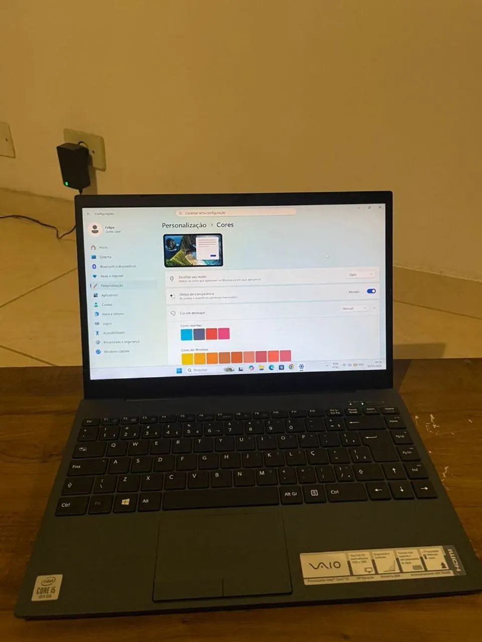 Notebook Vaio Core i5 10ª Geração | 8GB RAM | SSD 256GB | Full HD