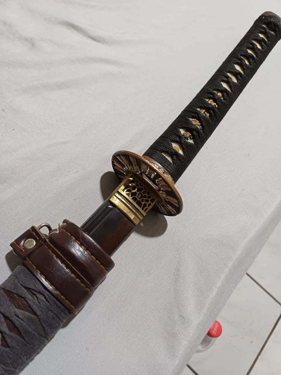 Katana em aço damasco  - Foto 3