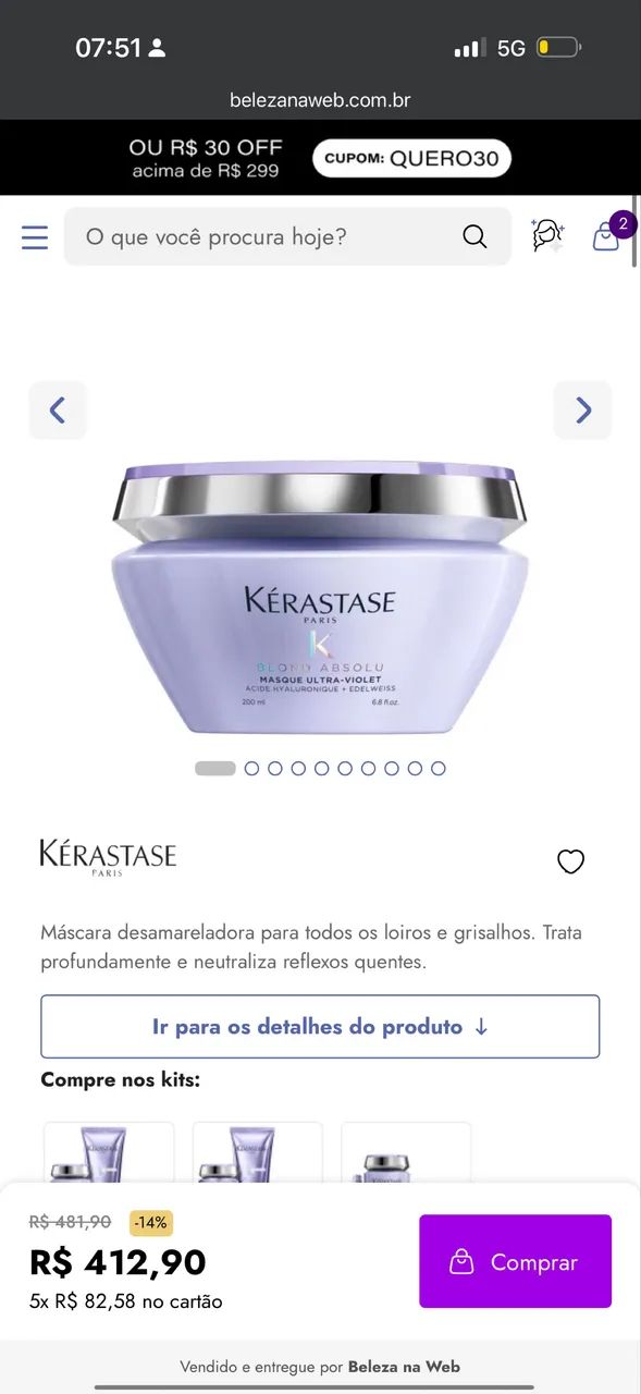 Máscara Kérastase 