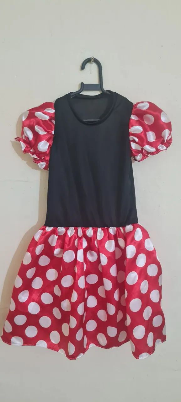 Fantasia Minnie infantil ( tamanho G )
