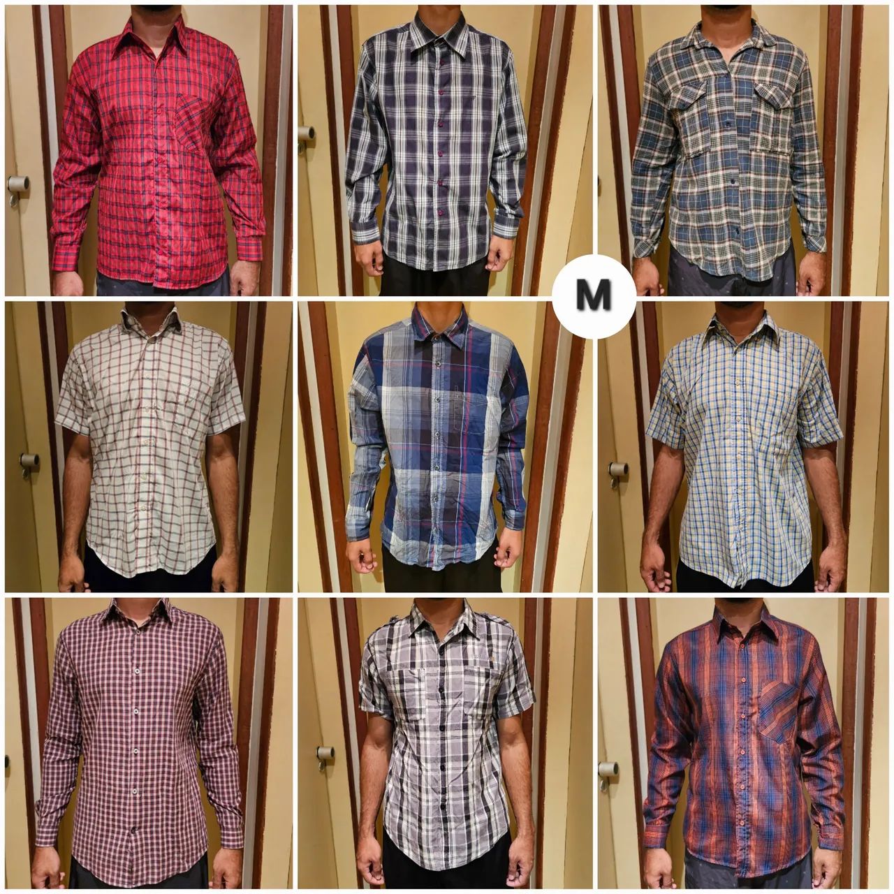 Camisas Xadrez Manga Curta ou Longa  - Foto 3