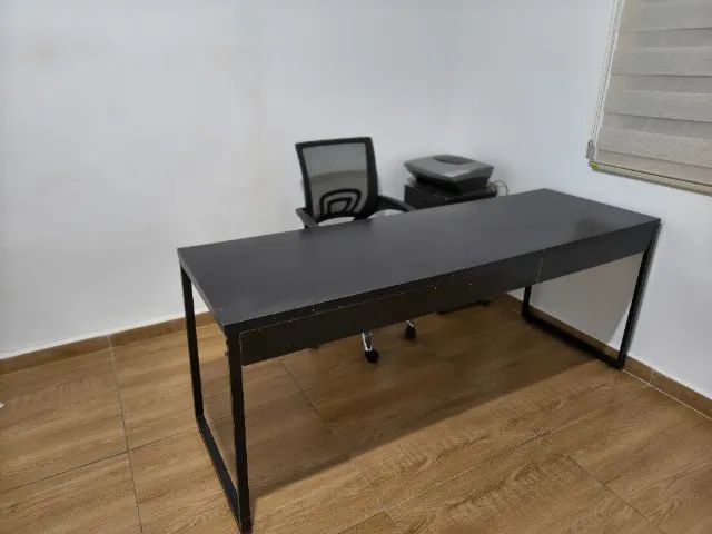 Mesa de Escritório com Cadeira e gaveteiro  - Foto 4