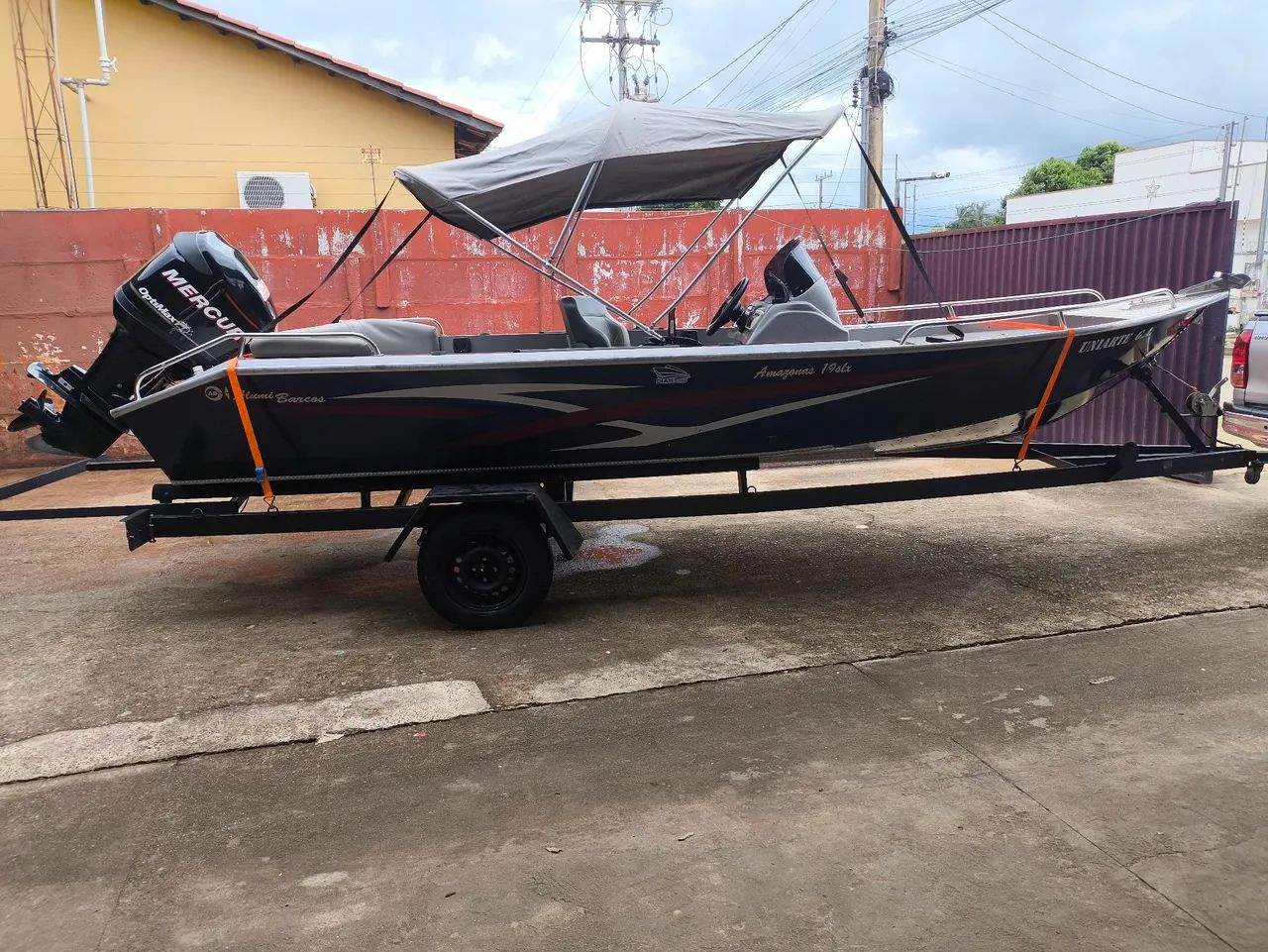 Lancha Completa Motor Mercury 