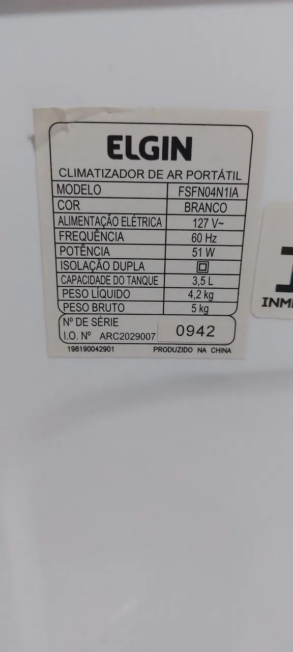 Climatizador elgin 127v e 3,5 litros - Foto 4