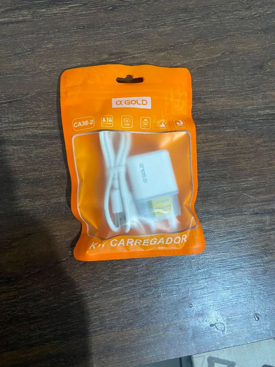 CARREGADOR DE IPHONE TURBO COMPLETO