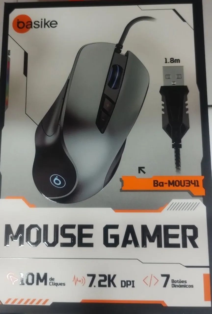Mouse Gamer com Fio Basike