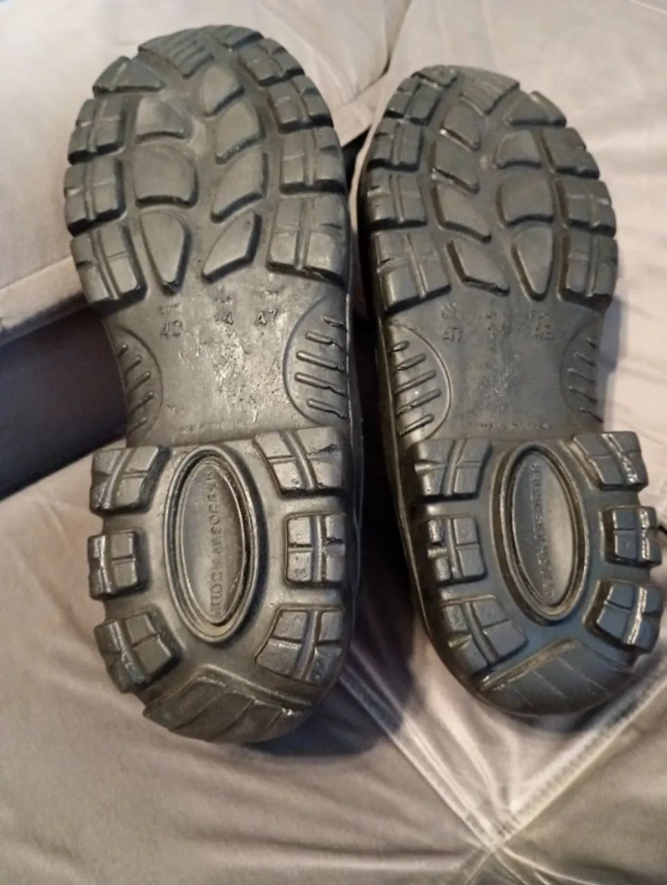 Bota botina Masculina Couro Trabalho Segurança EPI Bico PVC CA17015 - Foto 3