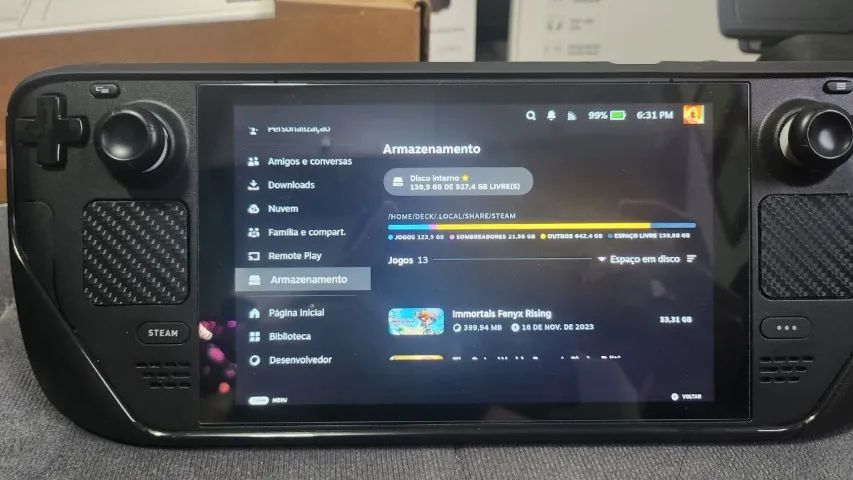 Steam Deck LCD 1tb + case e fan JSAWX - Consoles de Vídeo Game