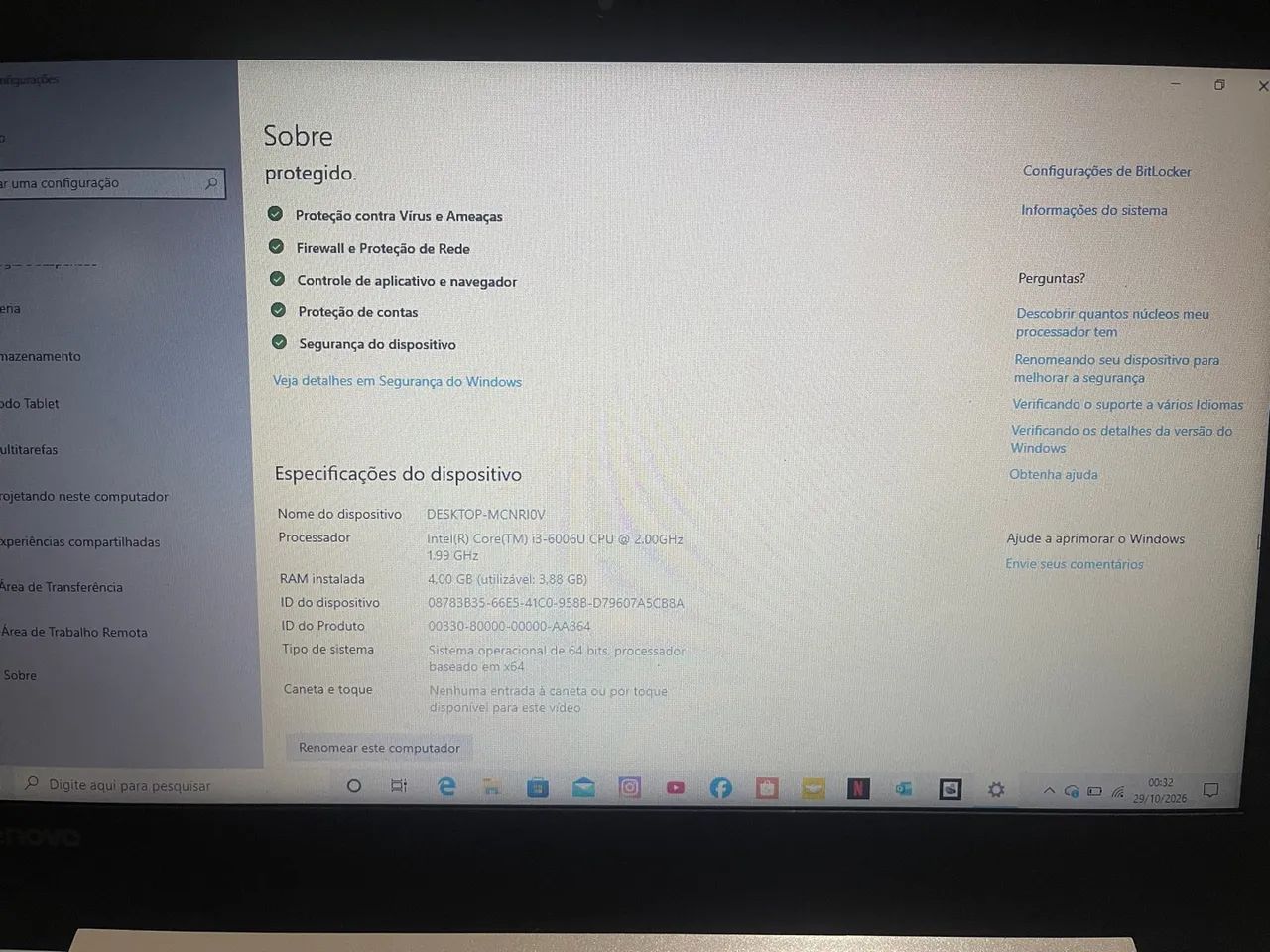 Notebook Lenovo ideapad 320 - Foto 4