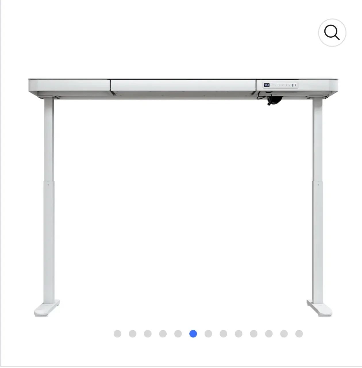 Mesa com Regulagem de Altura Elétrica Elements Musa 140cm 