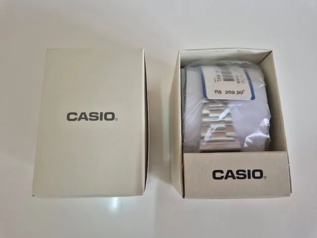 Relógio CASIO A158WA prateado novo e original - Foto 3