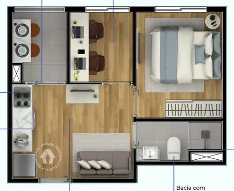 PLANTA 28m²