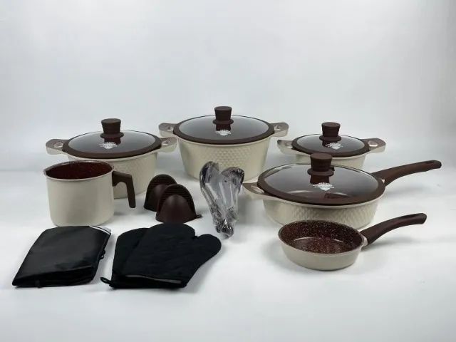 Conjunto Neoflam Cobre - 6 Panelas + Acessórios Descrição: Kit completo Neoflam Original - Foto 2