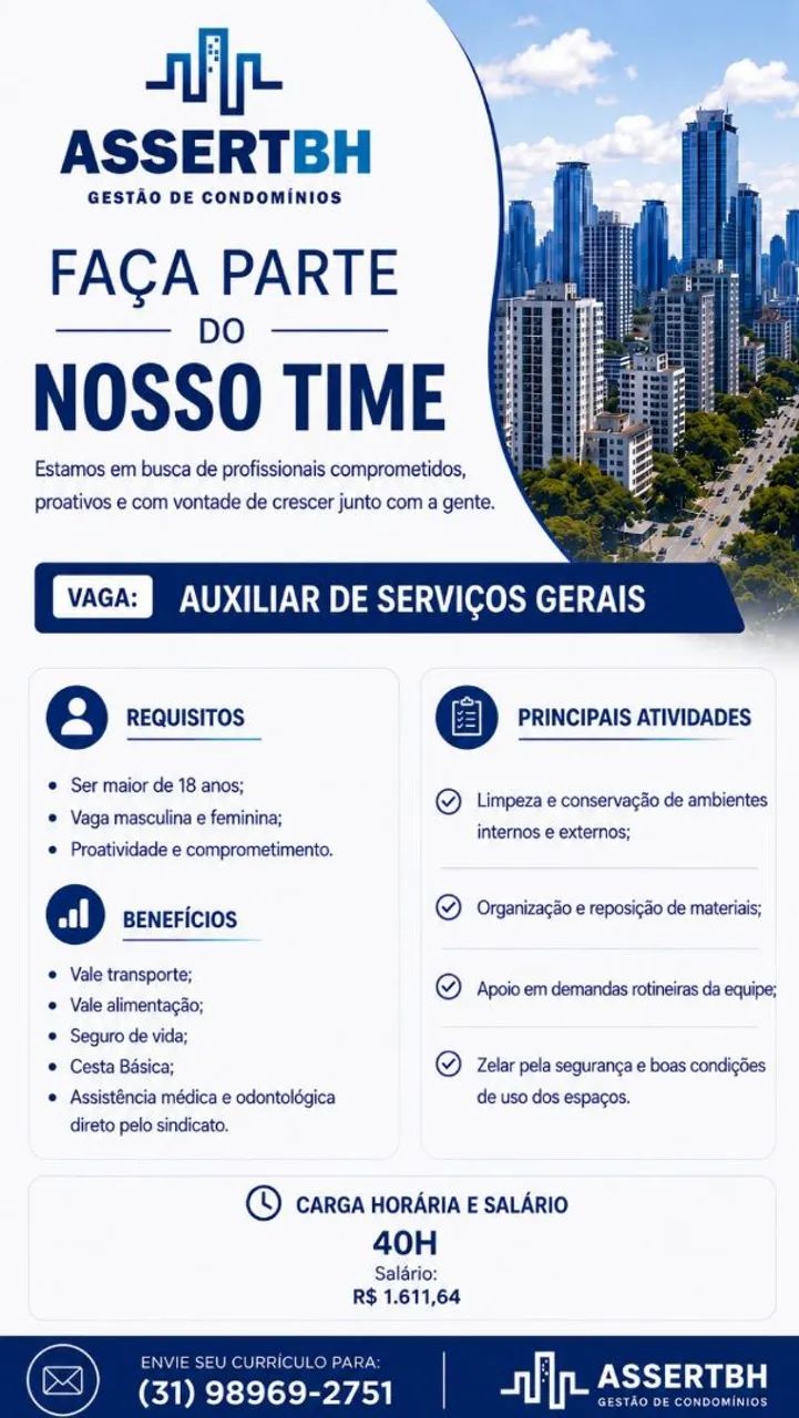 Vaga de emprego 