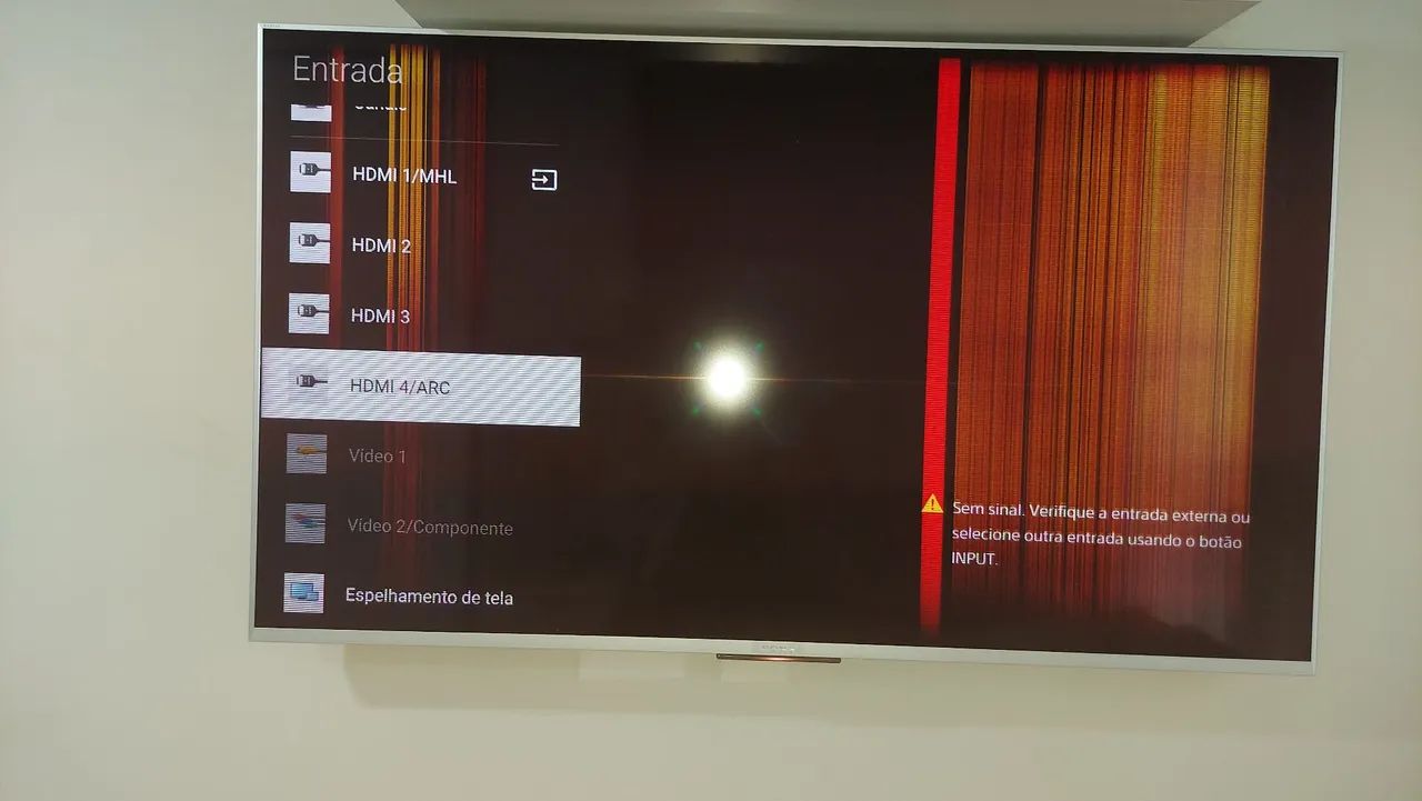 SMART TV SONY LED 3D 55" Modelo KDL55W805-Imagem com Defeito - Foto 3