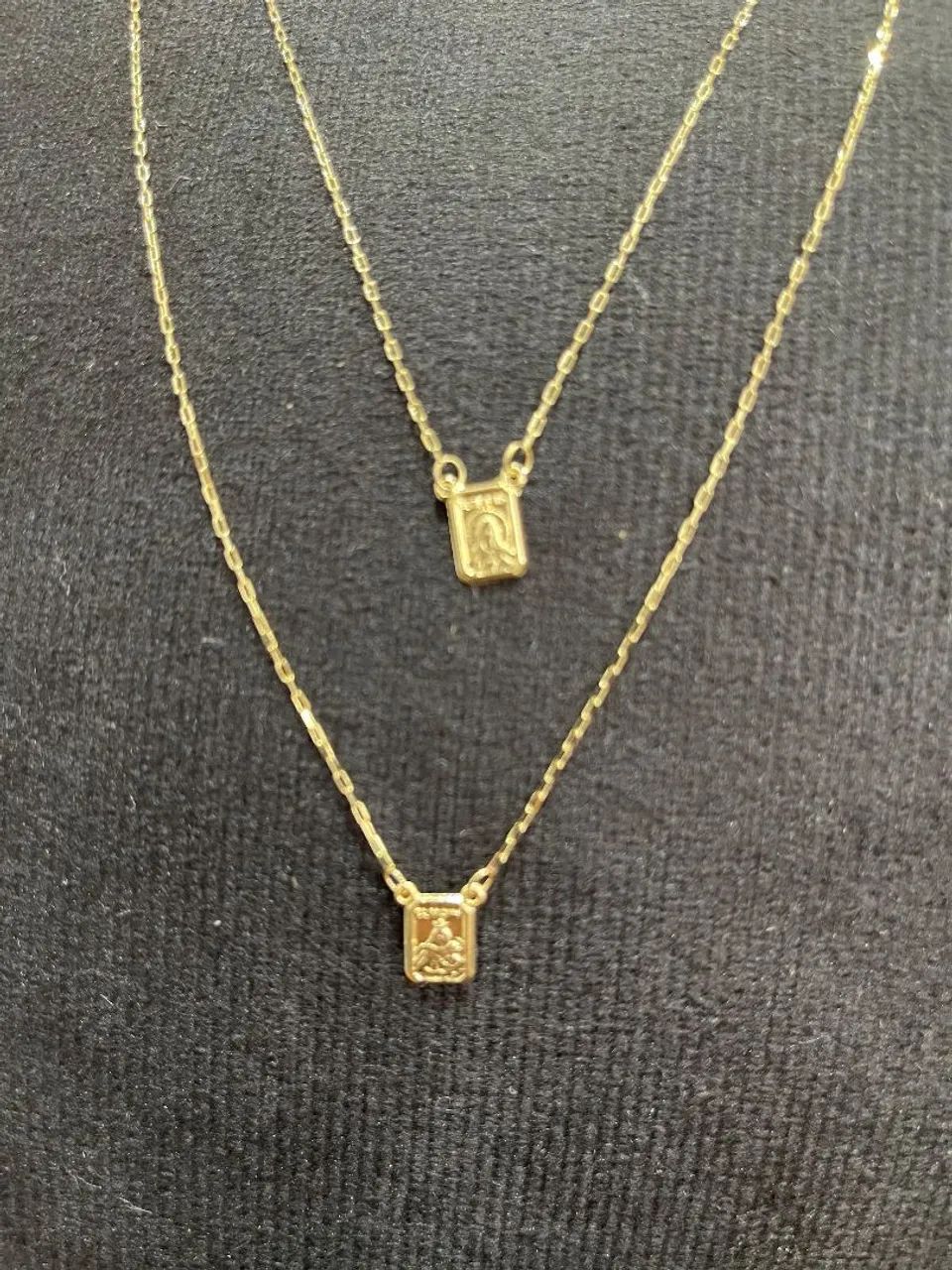 ESCAPULÁRIO DE OURO 18K (12x)facilito  - Foto 2